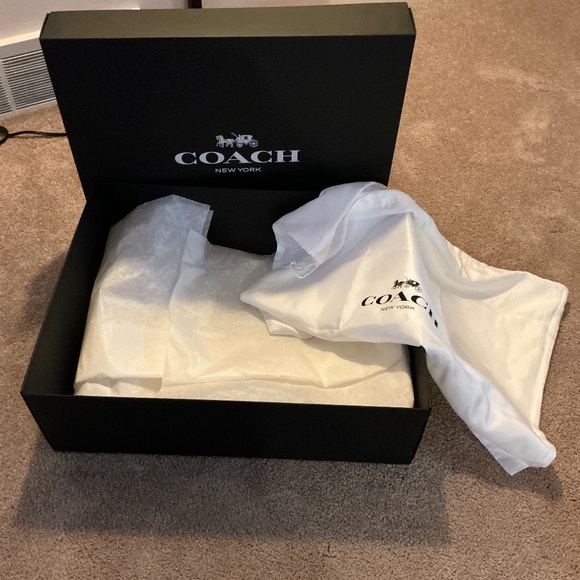 Coach | Bags | Coach New York Empty Box With Satin Bag | Poshmark